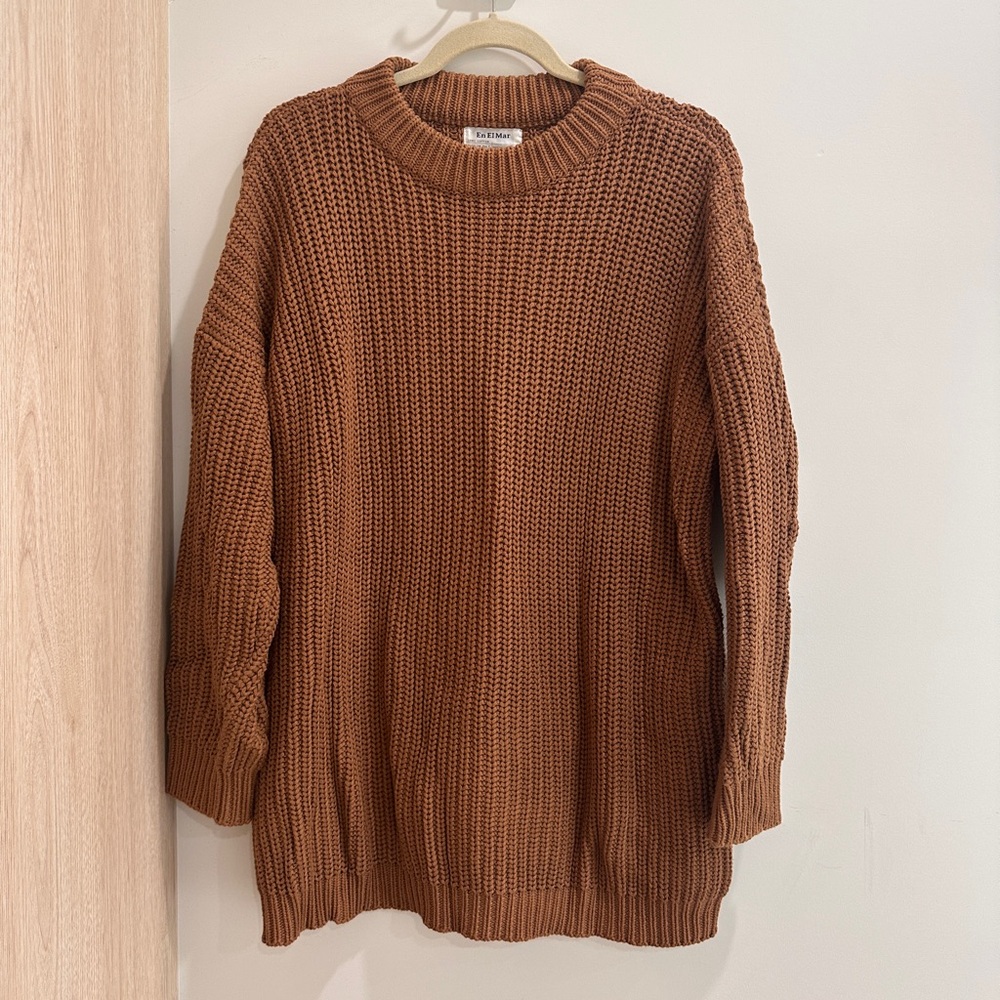 El En Mar Tan Knit Sweater